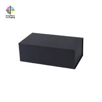 Luxury Black Color Fold Flat Box