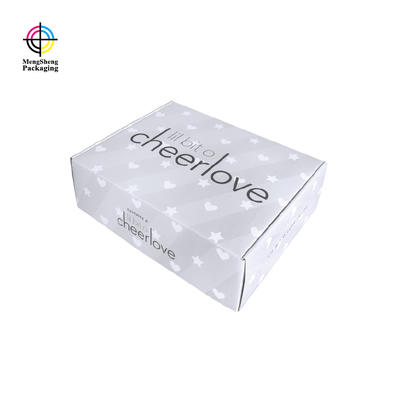 Shipping Box Classical Grey Color Tuck Top Corrugated Style Luxury Brand Packaging