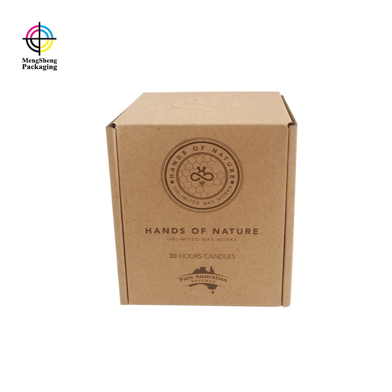 Custom Shipping Box Logo Embossed Coffee Kraft Mug Gift Branded Packaging Boxes