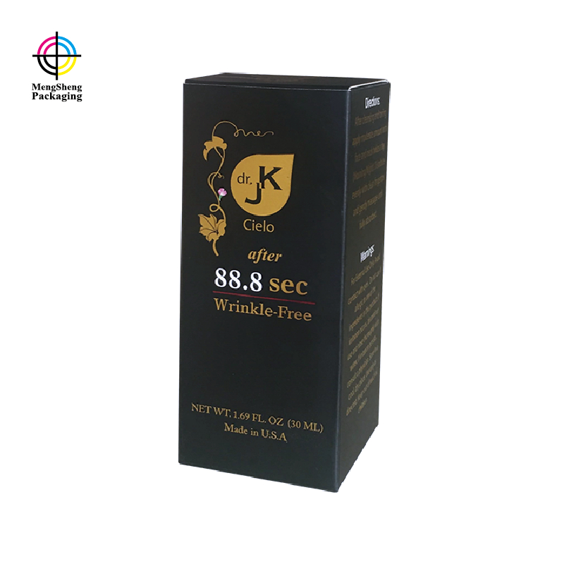 4C Color Printing Hot Stamping Paper Card Cosmetics Packaging G Perfume Sample Box