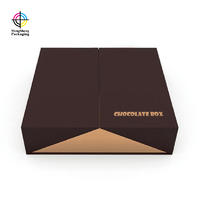 Custom Luxury Empty Chocolate Boxes With Paper Divider Inserts Wholesale