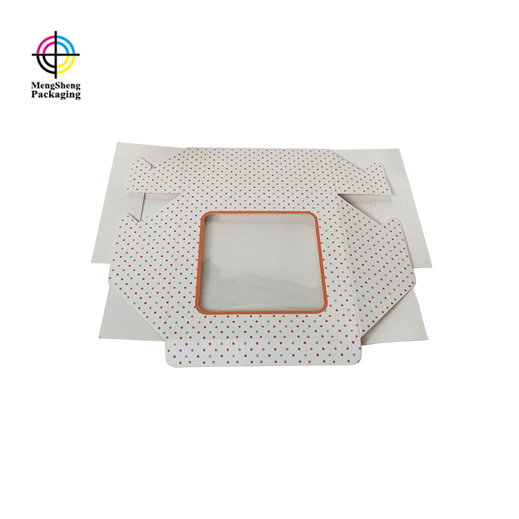 Cake Packaging Custom Boxes PVC Window On Top