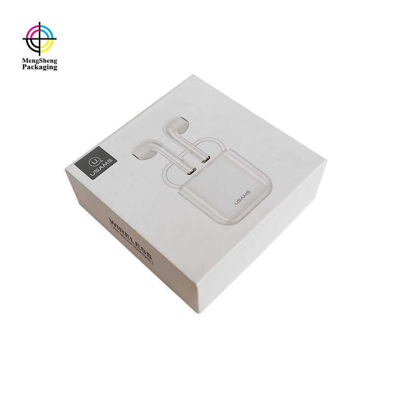 Custom Logo Printed Headphones Electronics Packaging Cardboard Boxes With Lids