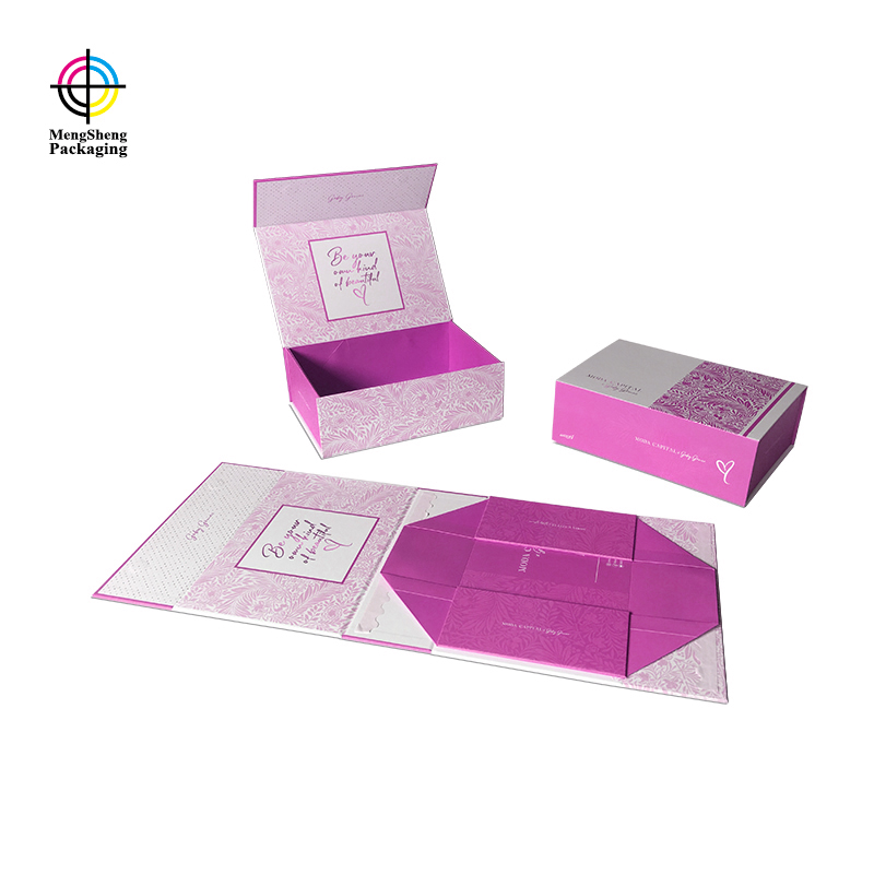 Custom Luxury Magnetic Folding Box Packaging With Printing Design