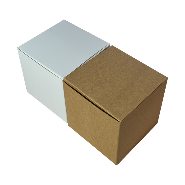 Single Cupcake Box with removable insert - Gloss White, Kraft Brown and custom colors