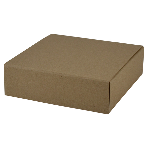 Drawer box Slide Over Cover Small Base & Lid- Kraft Brown, black, white and customized colors