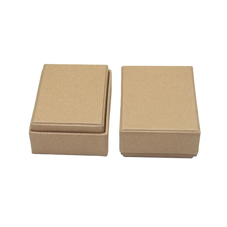 2 Piece Gift Xmas Boxes - Kraft Color Eco-Friendly Cardboard Sturdy