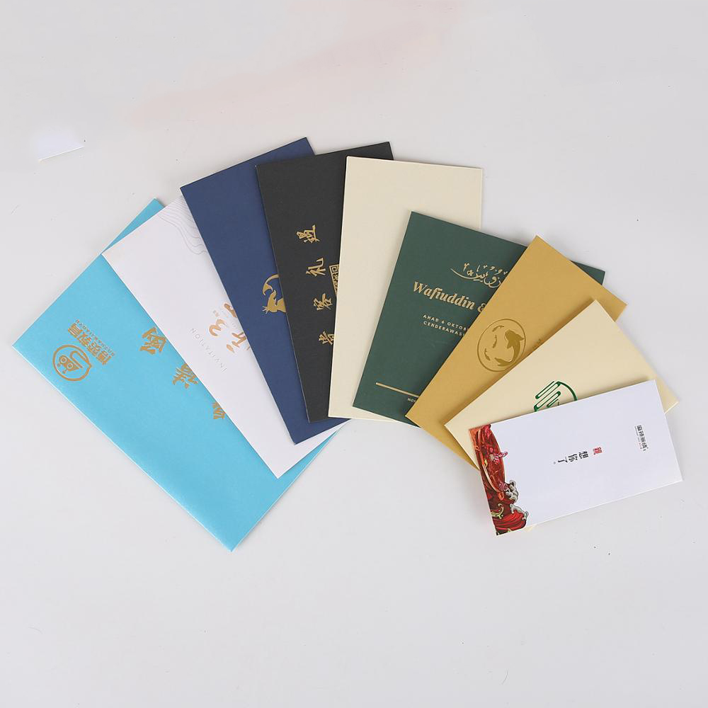 Professional factory supply all kinds of color white brown kraft paper envelope